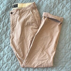 Abercrombie & Fitch Gray Slightly Lavender Chinos Classic Straight Leg